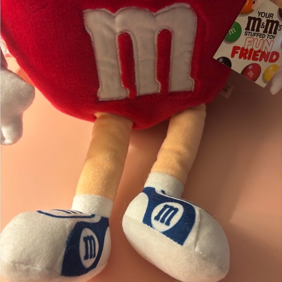 Red M&M Plushie Toy Interactive Arms & Legs 1987 Official Mars Inc Collectible - Picture 2 of 8